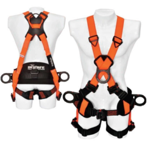 Arnés dieléctrico 4 argollas en X ECO