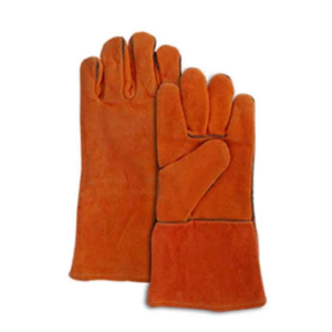 Guante soldador carnaza naranja S/R