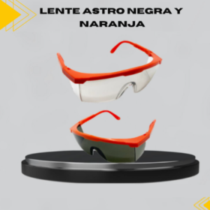 Lente Astro Negra y Naranja