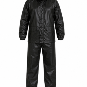 Impermeable PVC Negro (Ideal para Motociclistas)