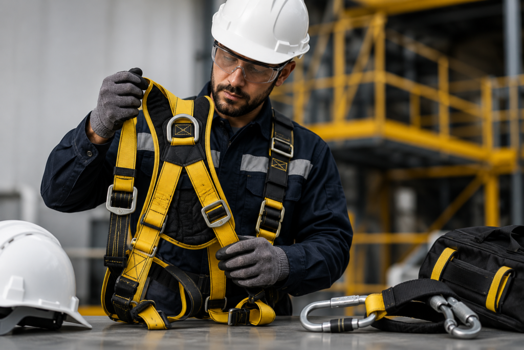 Inspección arnés de seguridad